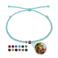 Load image into Gallery viewer, projection birthstone bracelet