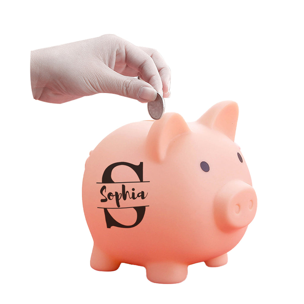 personalized piggy bank