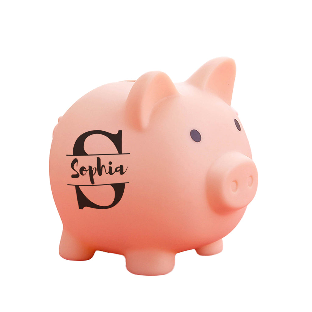 personalized piggy bank