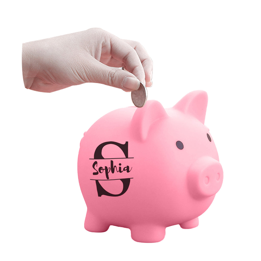 personalized piggy bank