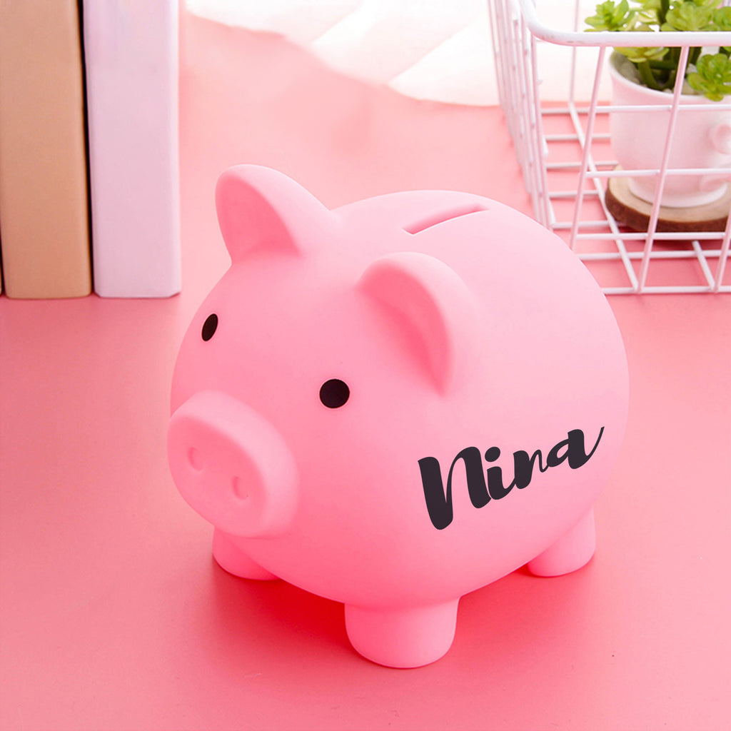 personalized piggy bank