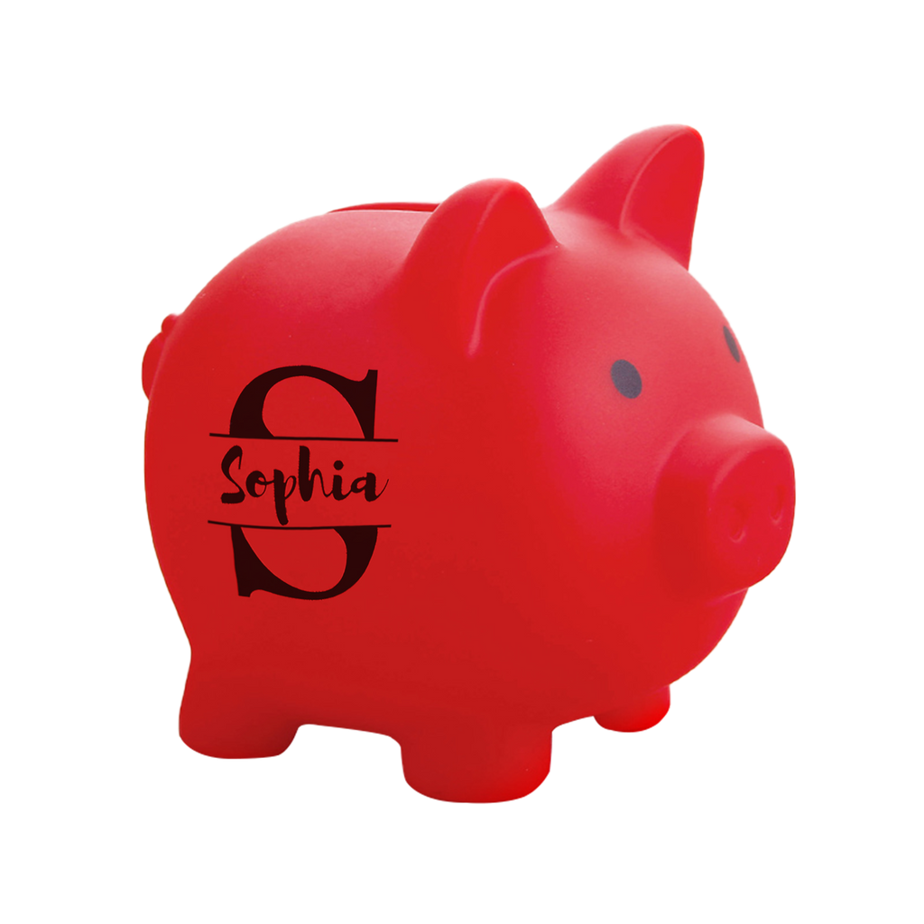 personalized piggy bank