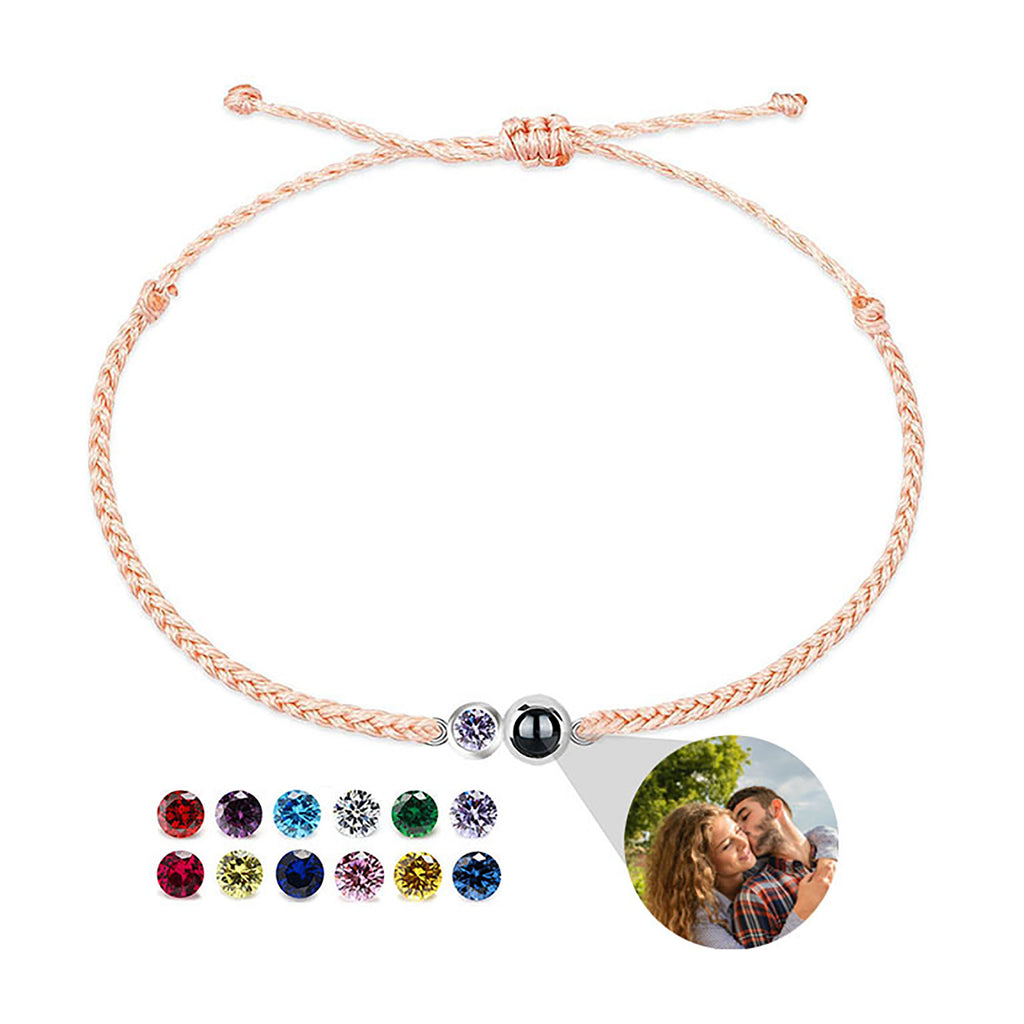 projection birthstone bracelet