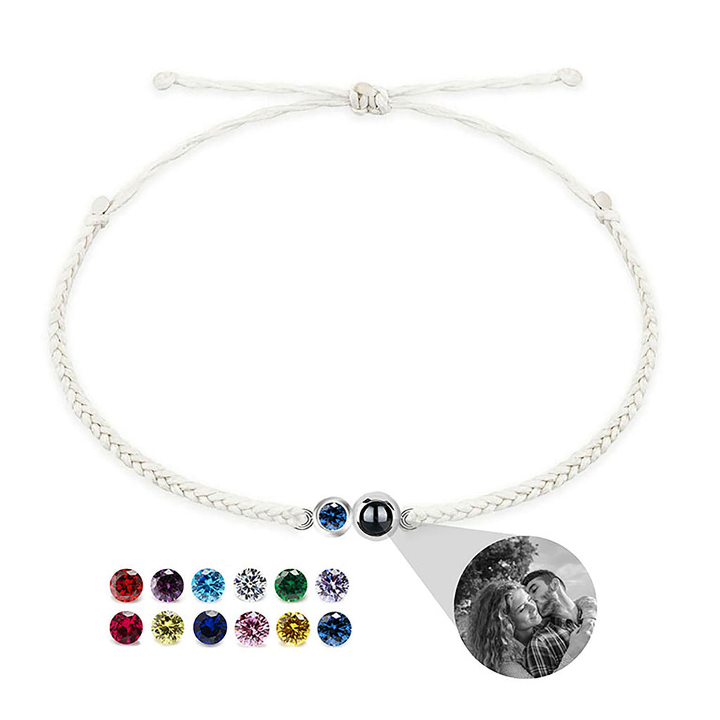 projection birthstone bracelet