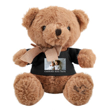 Load image into Gallery viewer, Custom Bow T-shirt Plush Teddy