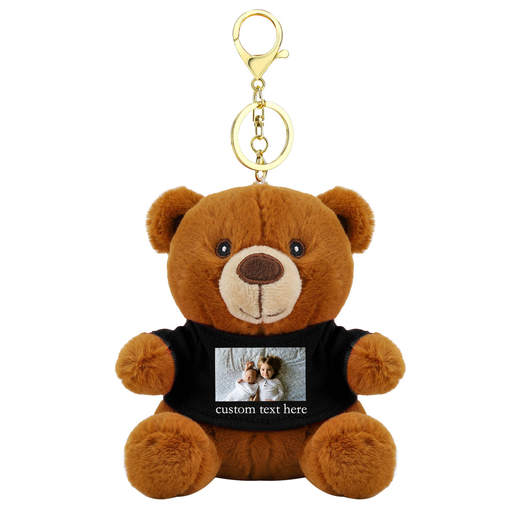 Custom Plush Teddy Keychain