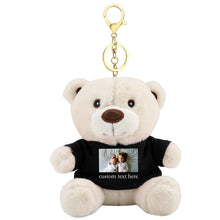 Load image into Gallery viewer, Custom Plush Teddy Keychain