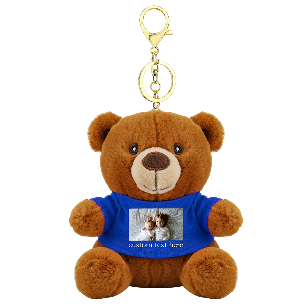 Custom Plush Teddy Keychain