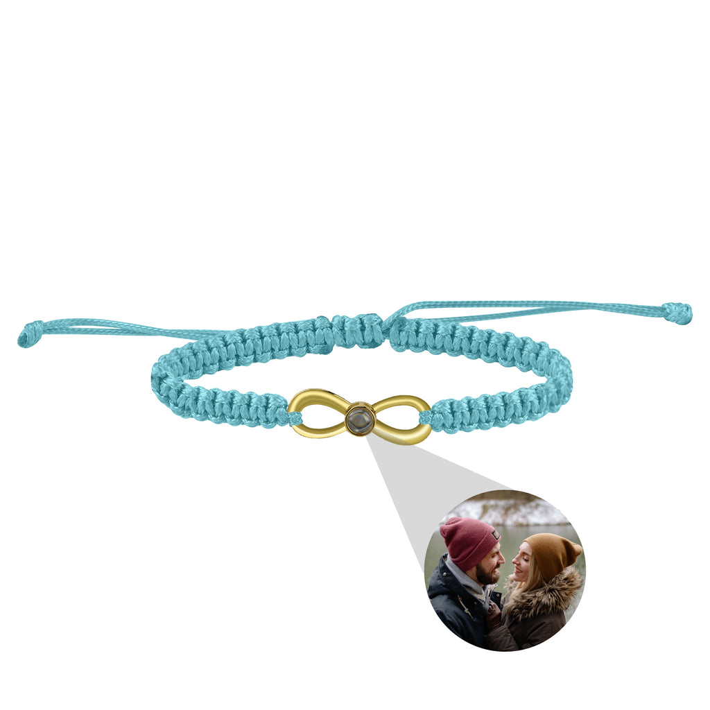 Infinity projection bracelet