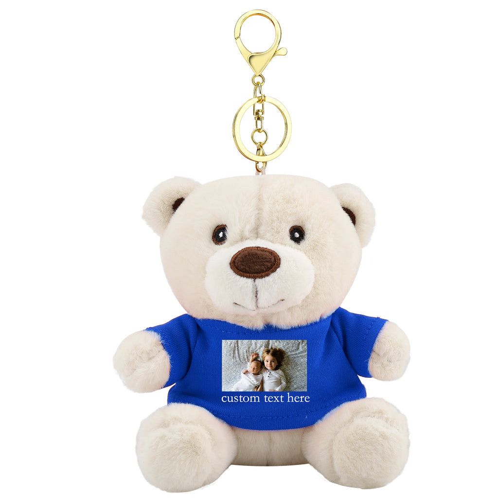 Custom Plush Teddy Keychain