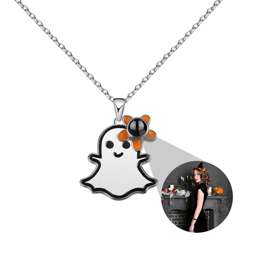 Ghosts projection necklace