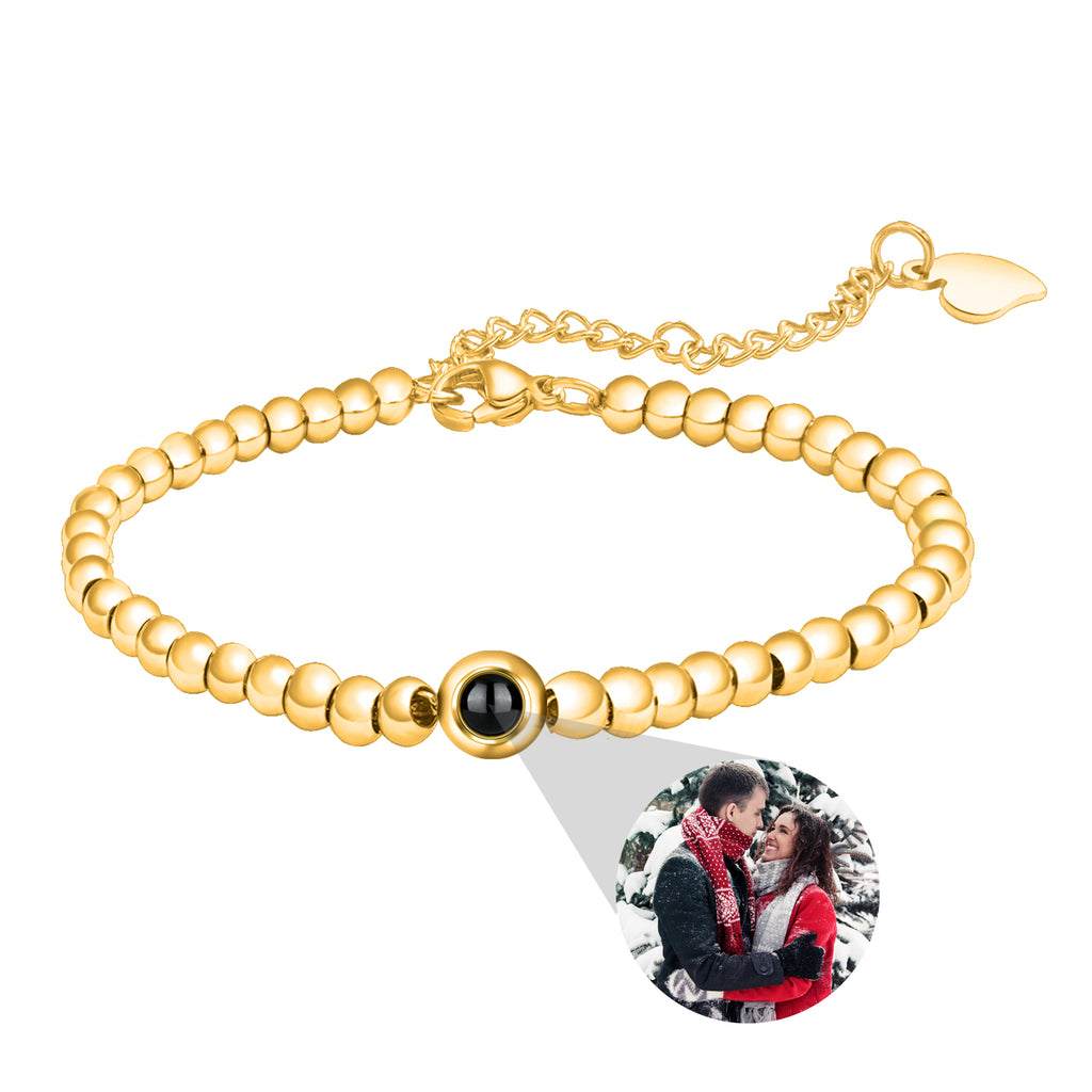 gold projection bracelet