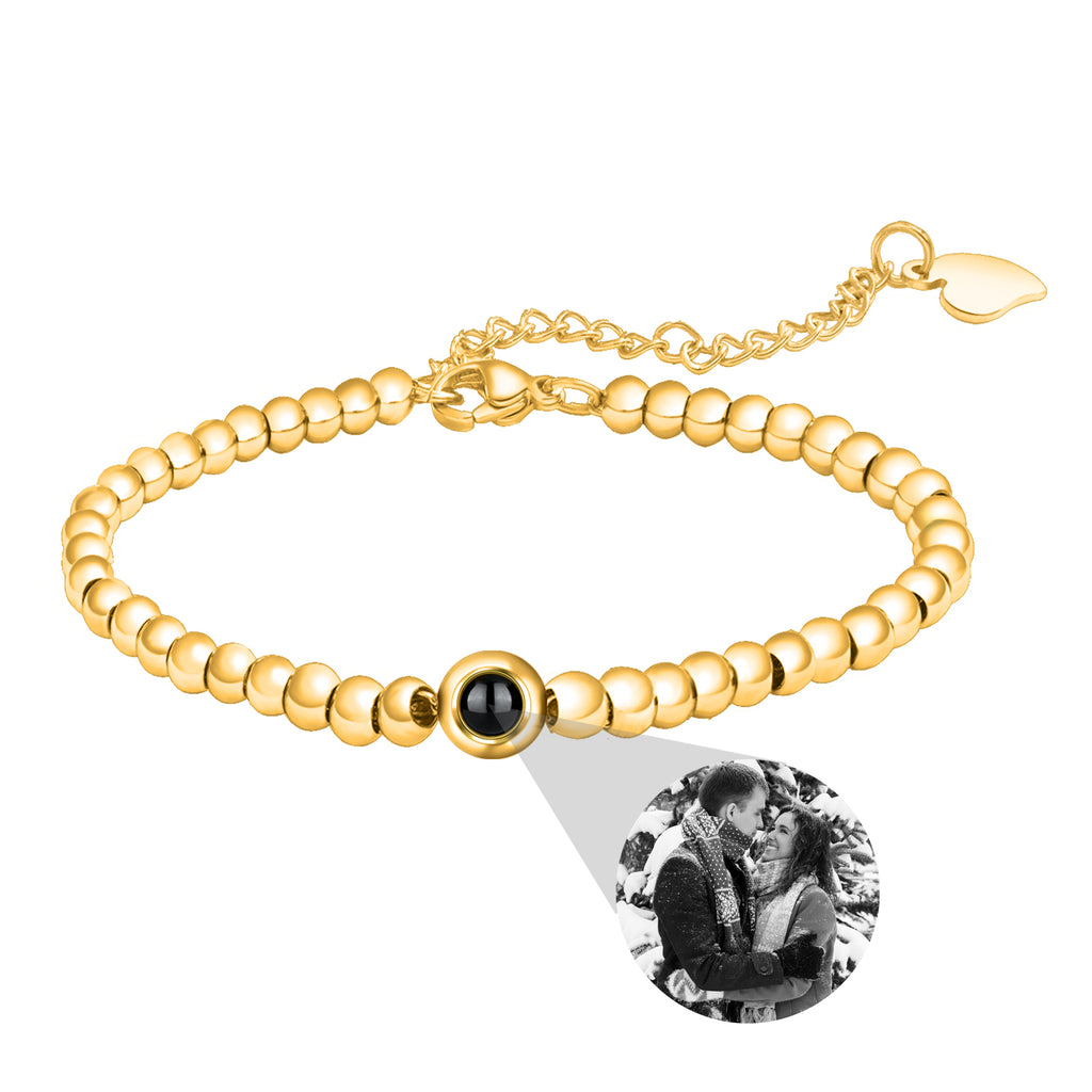 gold projection bracelet