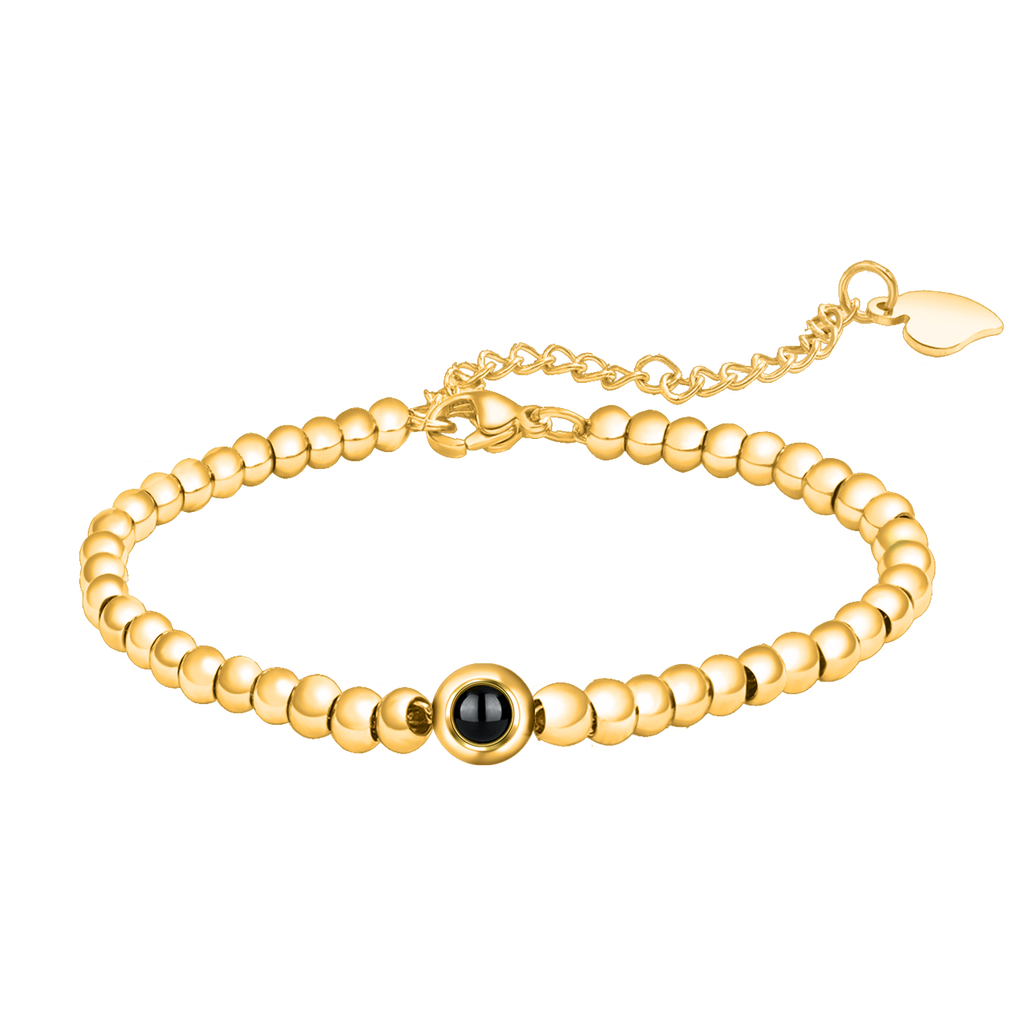 gold projection bracelet