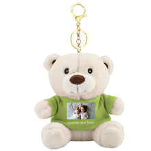 Load image into Gallery viewer, Custom Plush Teddy Keychain