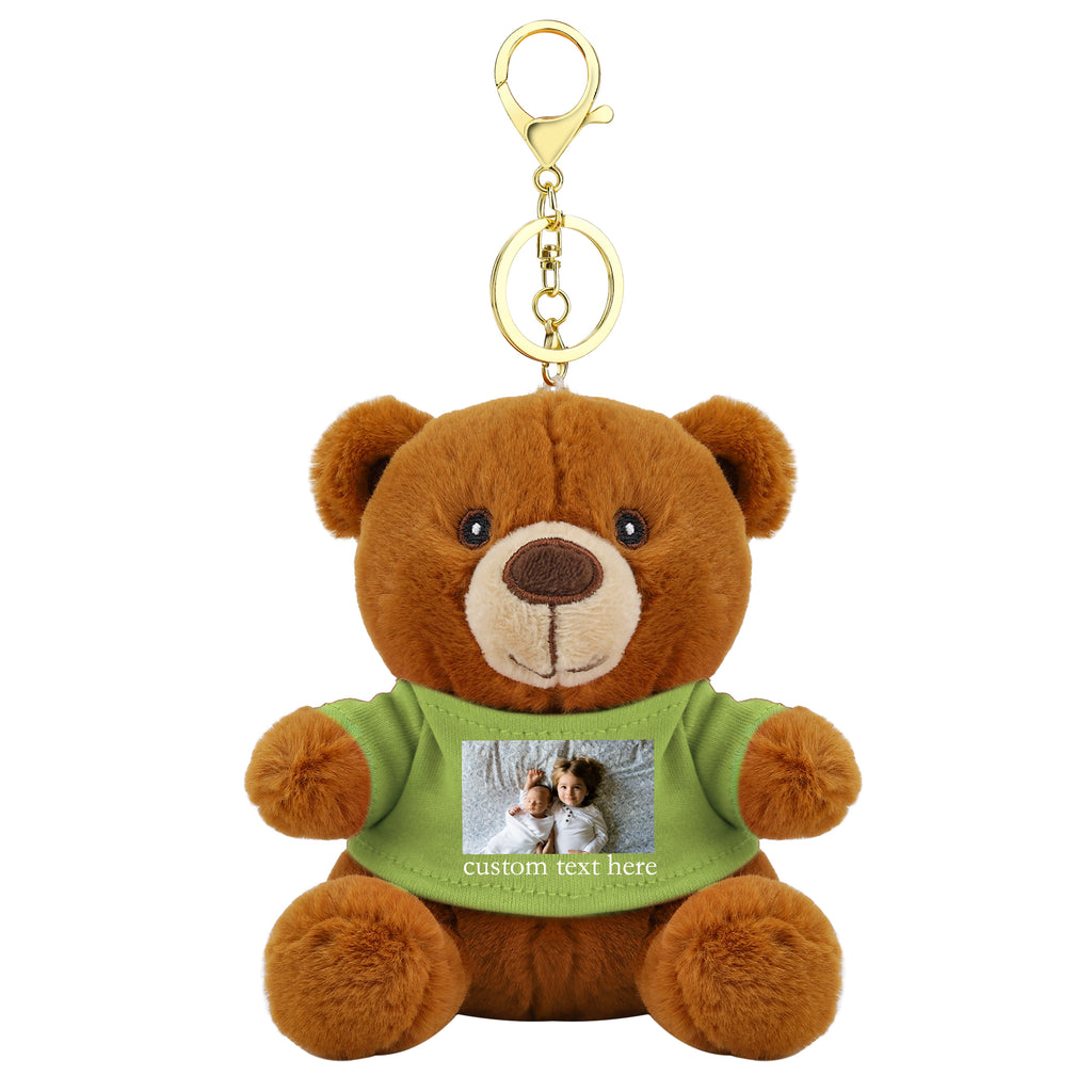 Custom Plush Teddy Keychain