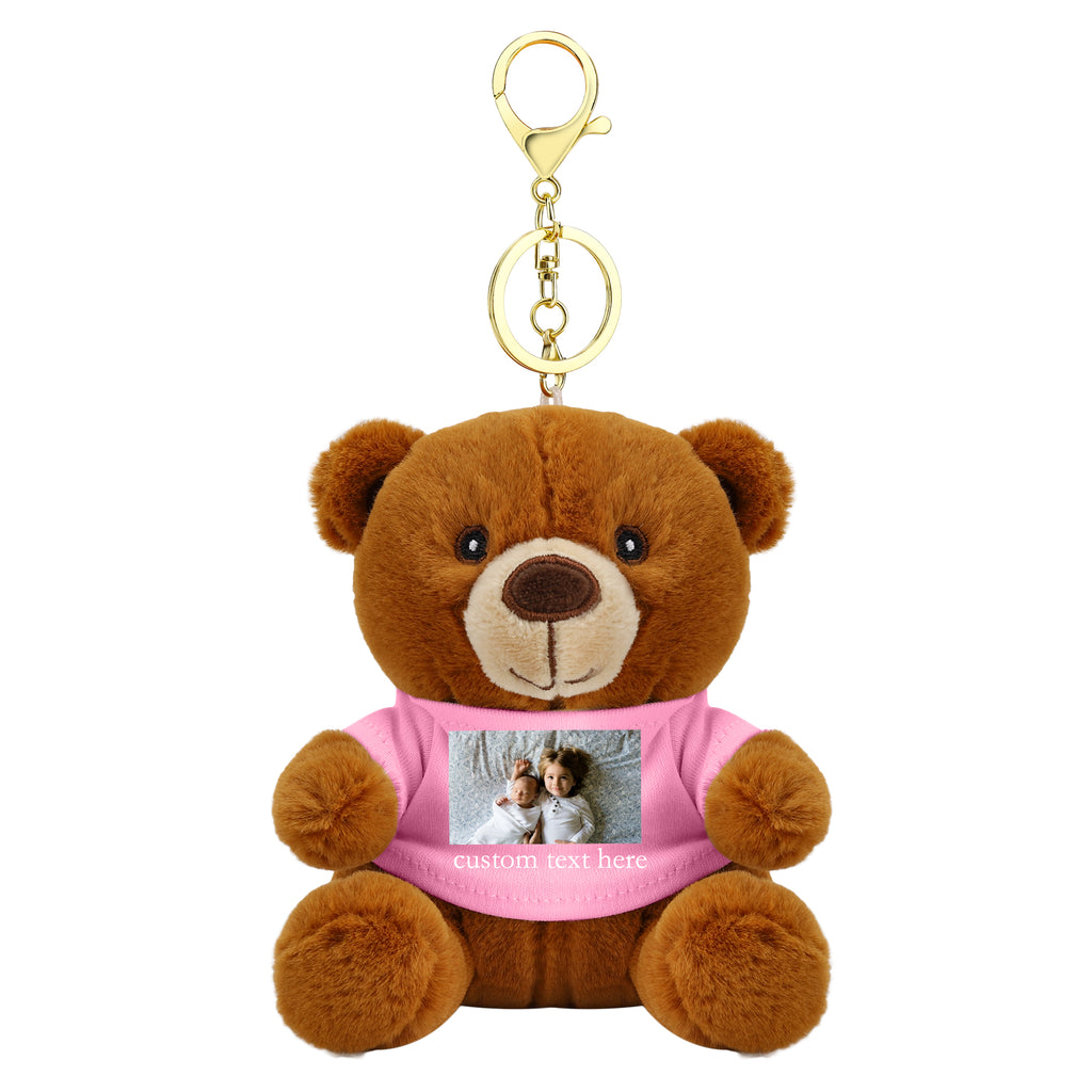 Custom Plush Teddy Keychain