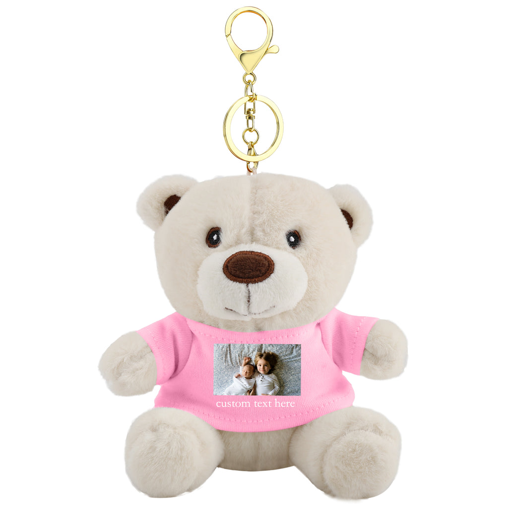 Custom Plush Teddy Keychain