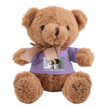 Load image into Gallery viewer, Custom Bow T-shirt Plush Teddy