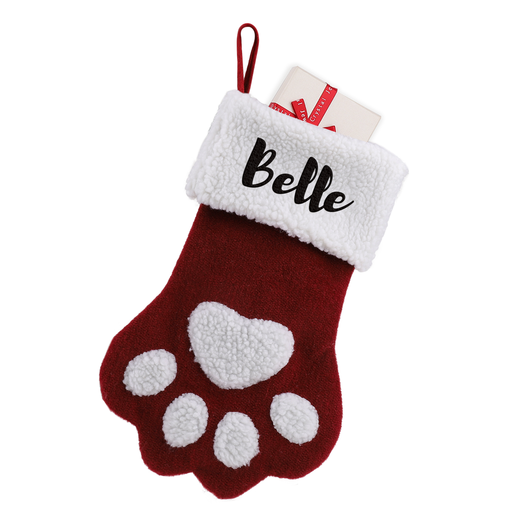 Paw Christmas Stocking