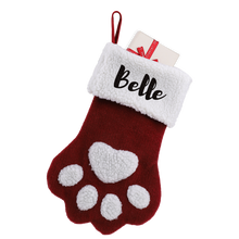 Load image into Gallery viewer, Paw Christmas Stocking