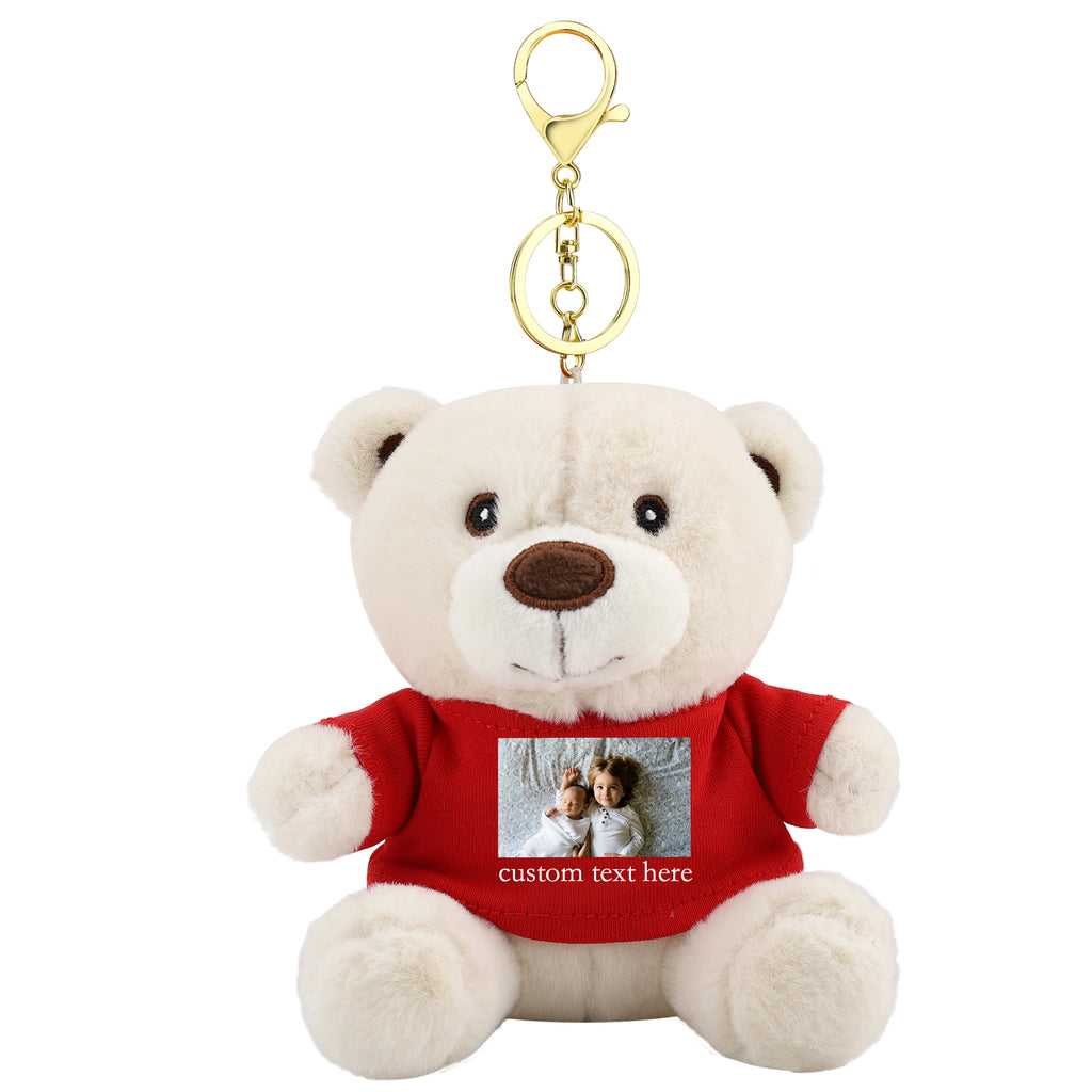 Custom Plush Teddy Keychain