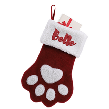 Load image into Gallery viewer, Paw Christmas Stocking