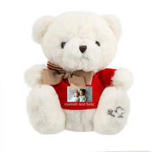 Load image into Gallery viewer, Custom Bow T-shirt Plush Teddy