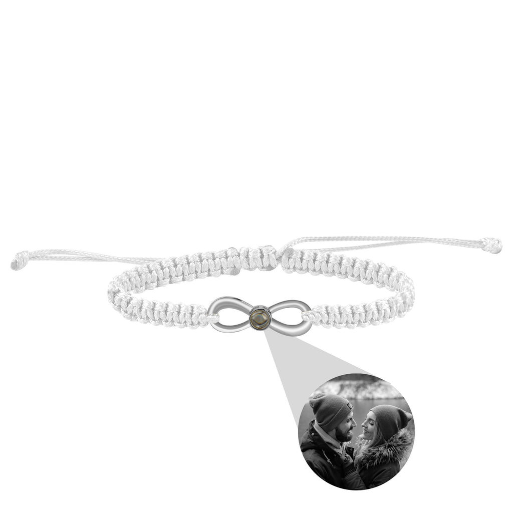 Infinity projection bracelet