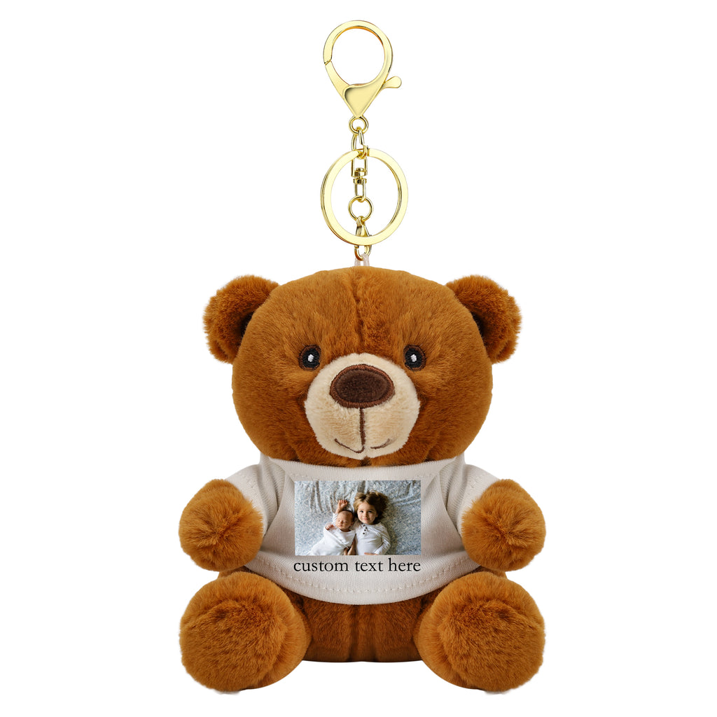 Custom Plush Teddy Keychain