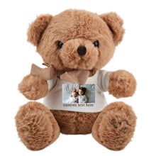 Load image into Gallery viewer, Custom Bow T-shirt Plush Teddy