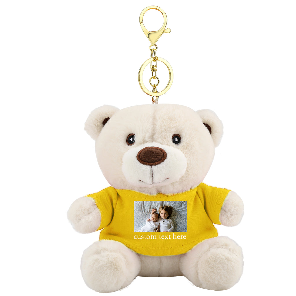 Custom Plush Teddy Keychain