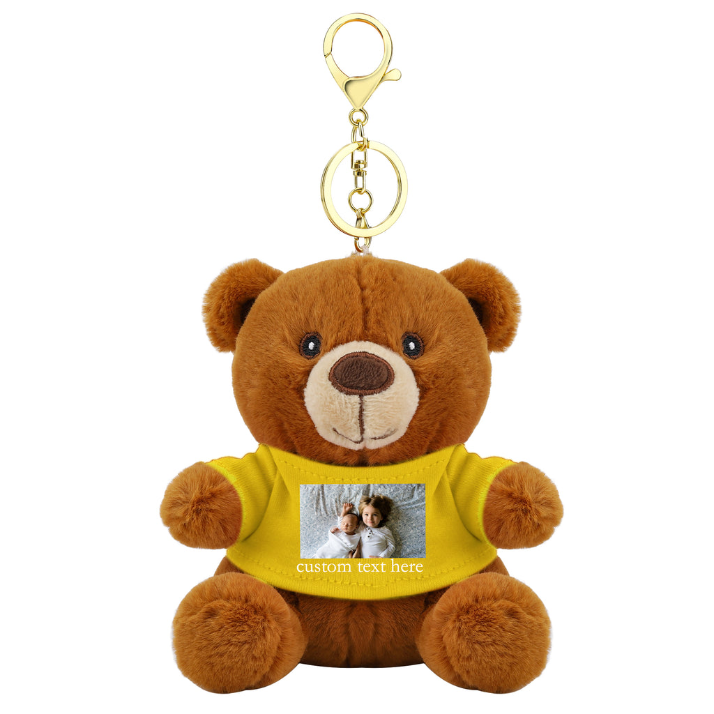 Custom Plush Teddy Keychain